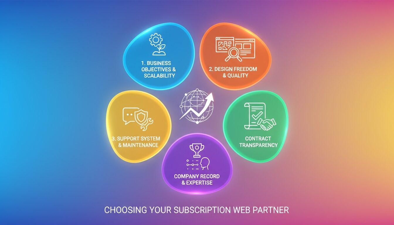 サブスク型制作会社の選び方 | 5つのポイント