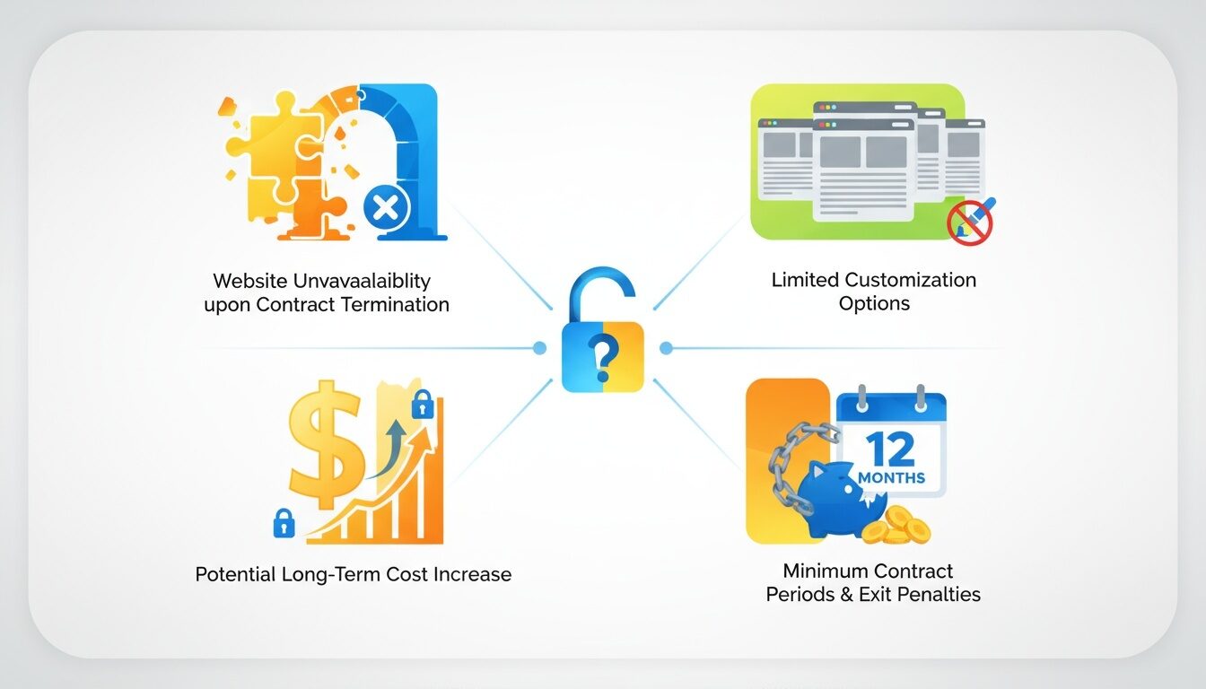 ホームページサブスクのデメリットと対策